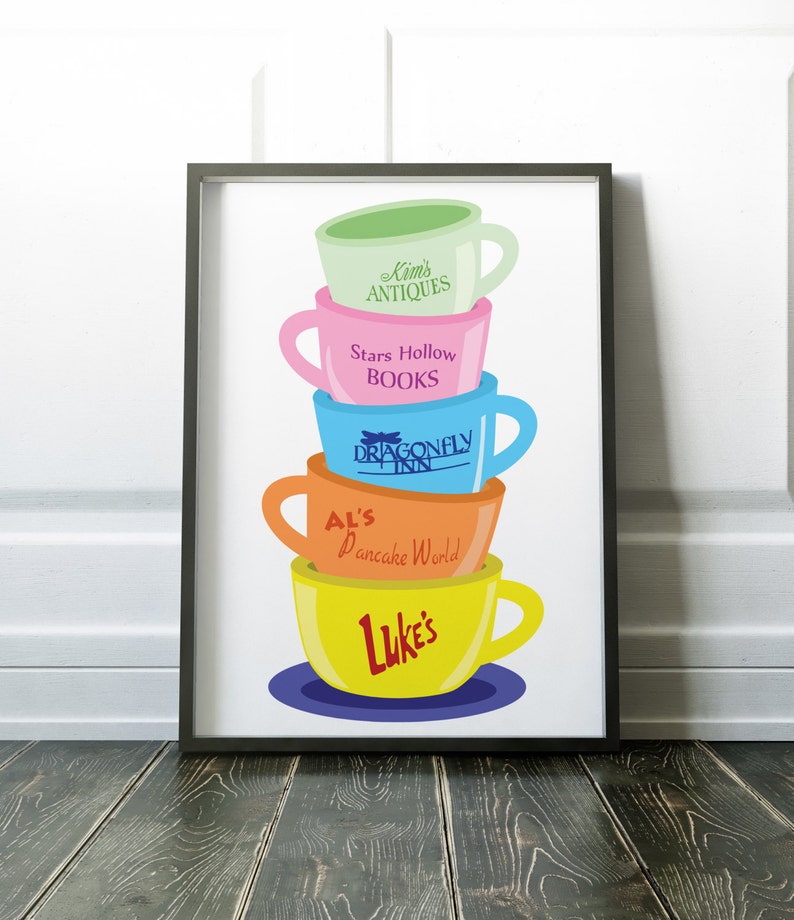 Mom Gilmore Girls Coffee Mugs Poster Luke/'s Diner gift In omnia paratus Stars Hollow Sign Doose/'s Dragonfly Inn birthday gift