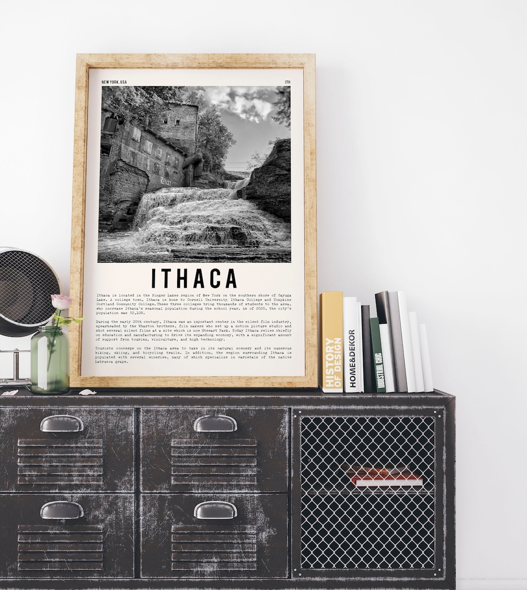 Ithaca Print Ithaca Poster Ithaca New York Wall Art Ithaca Etsy