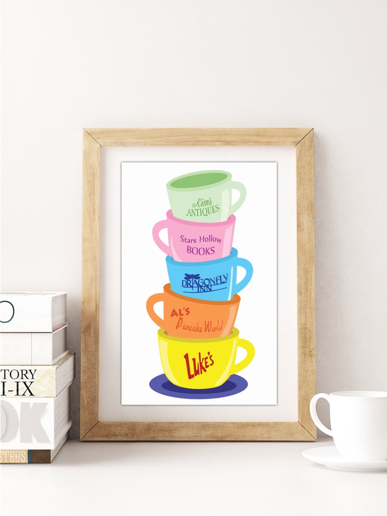 Mom Gilmore Girls Coffee Mugs Poster Luke/'s Diner gift In omnia paratus Stars Hollow Sign Doose/'s Dragonfly Inn birthday gift