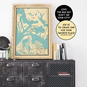 Vintage Retro Design Map of Isles - Il 300x300.5119080740 Na5r