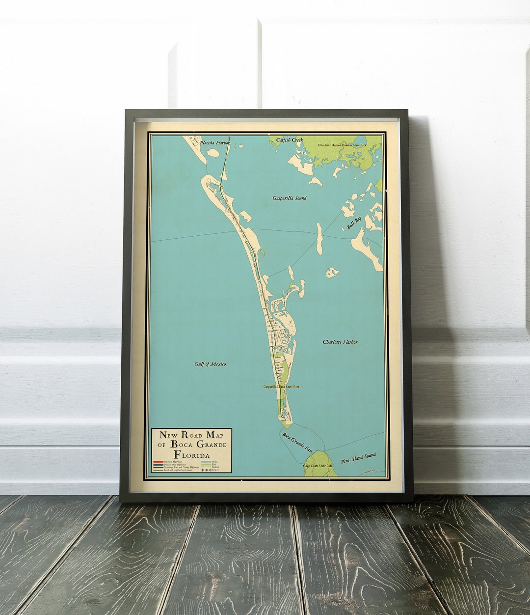 Vintage Retro Design Map of Boca - Il 1080xN.5628585672 7jku