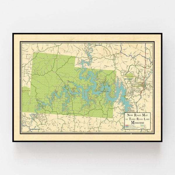 Table Rock Lake Wall Art Etsy