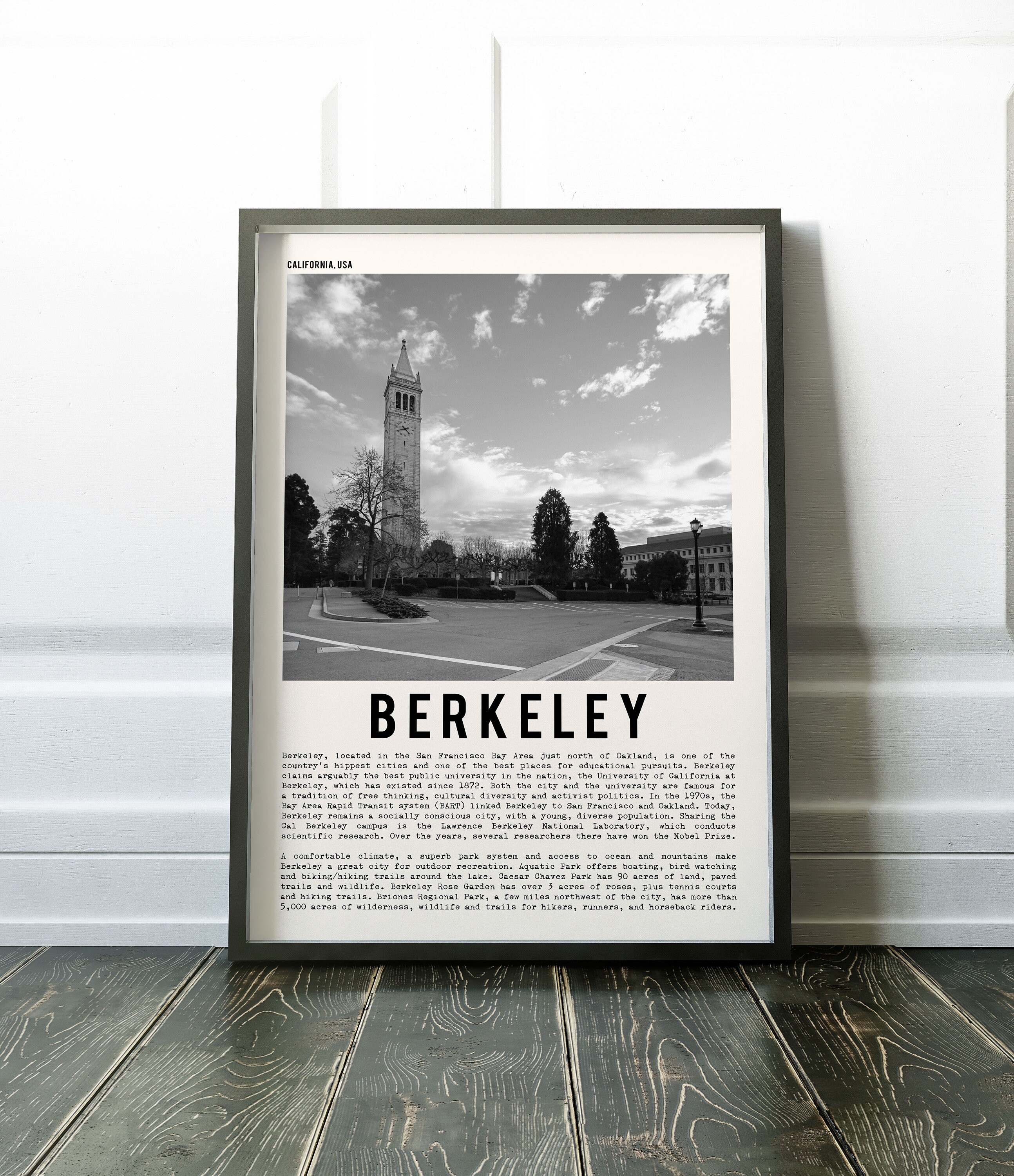 Berkeley Print Berkeley Poster Berkeley Wall Art Berkeley Etsy