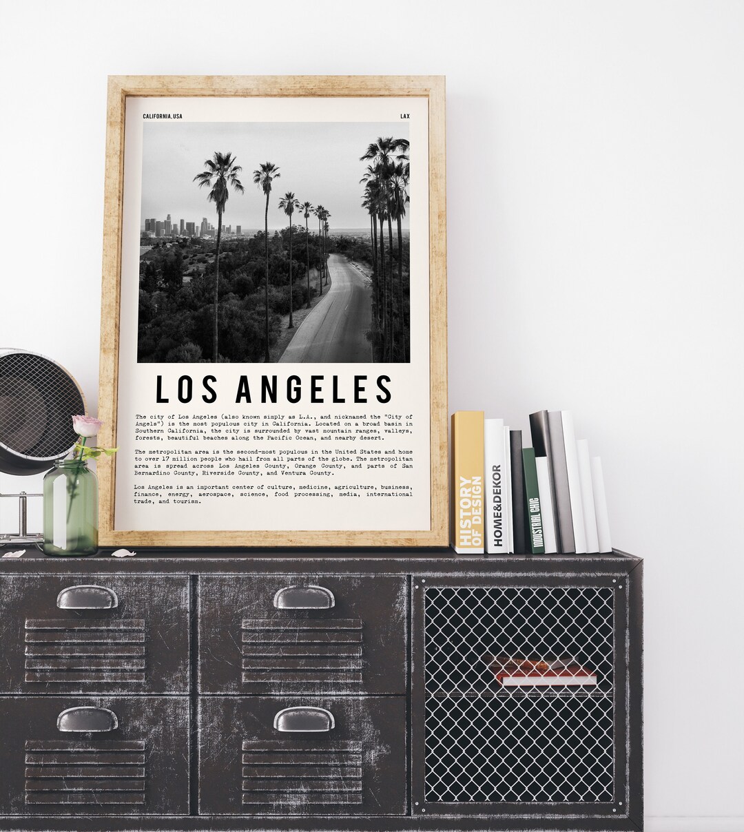 Los Angeles Print, Los Angeles Poster, Los Angeles Wall Art, LA ...