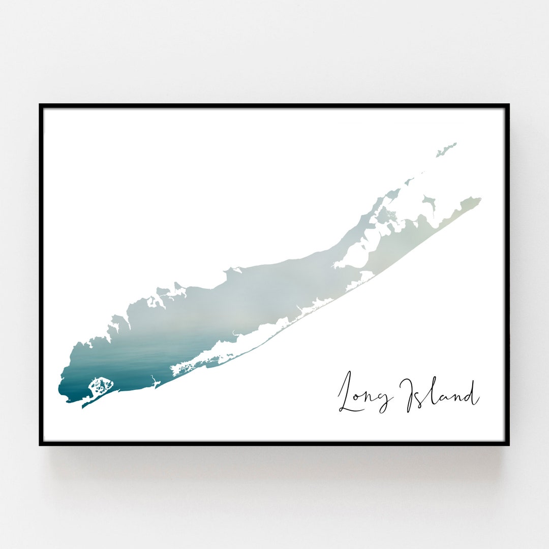 Long Island Map Art