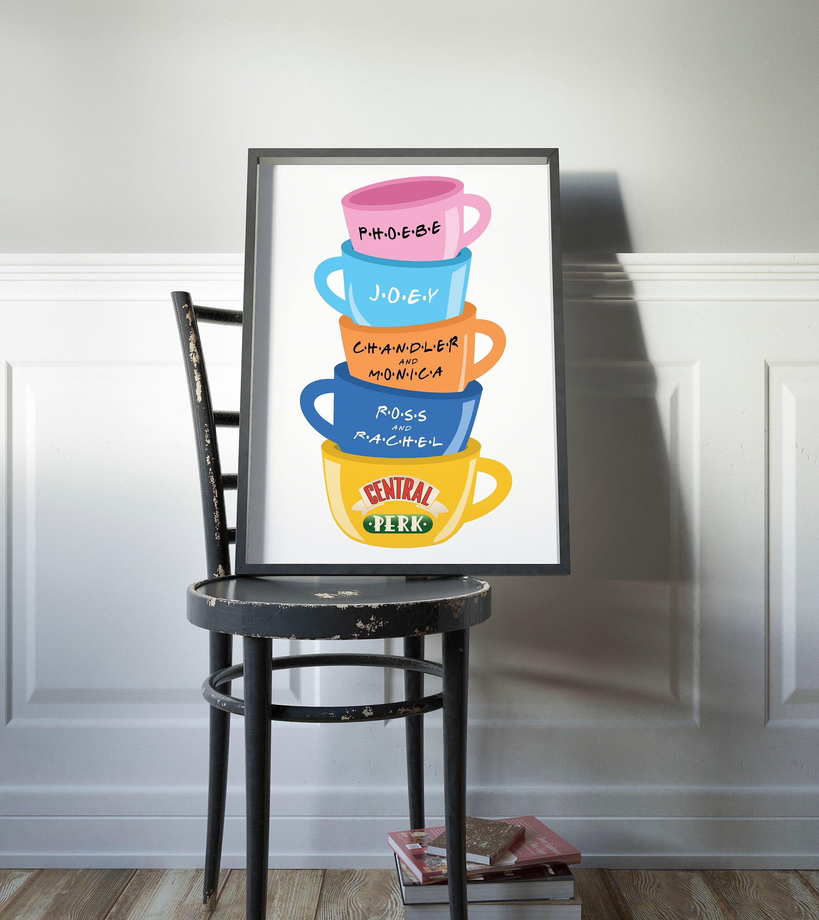 Friends TV Show Gift Central Perk Poster Friends tv wall art | Etsy