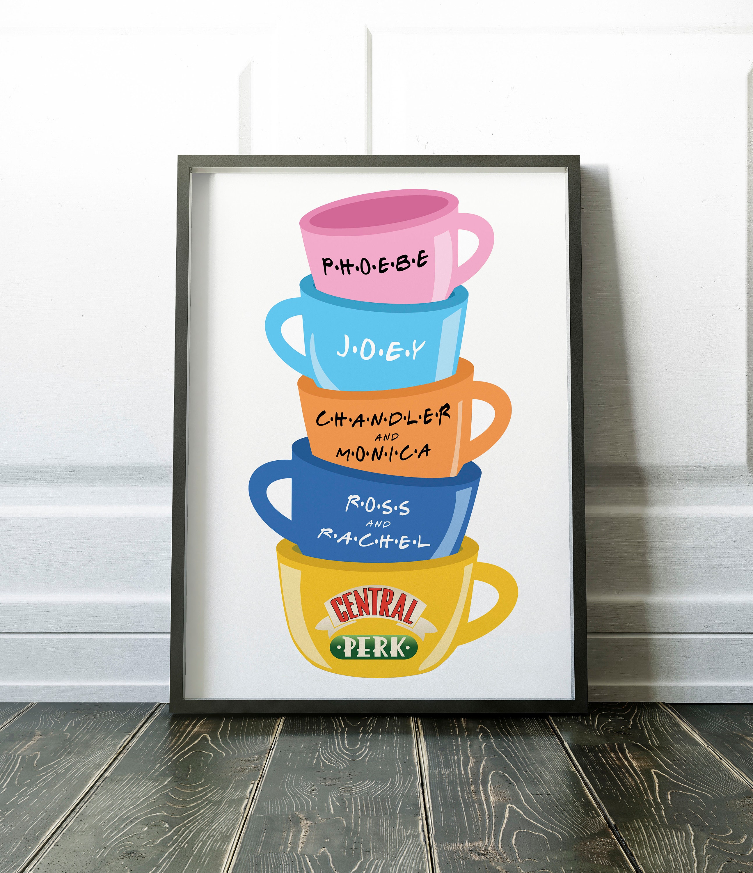 Friends TV Show Gift Central Perk Poster Friends tv wall art | Etsy