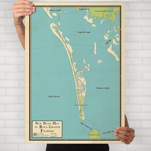 Vintage Retro Design Map of Boca - Il 300x300.5628585548 80i8