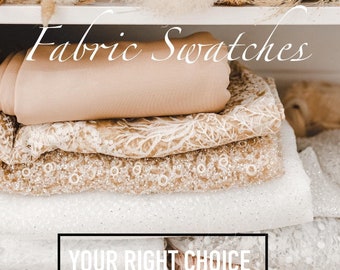 Stoffmuster - Tüll, Crepe, Spitze, Glitter, Seide, Chiffon, Pailletten