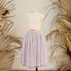 Auf Lager (Taille 55/Länge 55 cm) Ombre Baby Tutu Tüllrock für Blumenmädchen mit funkelndem Top und Tüllspitze - sofort versandfertig #2185