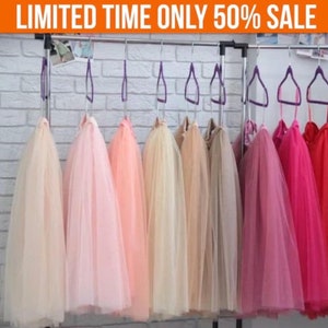 Fay tule rok hoge kwaliteit 150 kleuren, korte, middellange of lange tule rok, maxi of midi tule rok, bruidsmeisje tutu rok gestippelde zachte tule