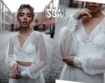 dressy crop tops for wedding