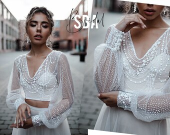 dressy crop tops for wedding