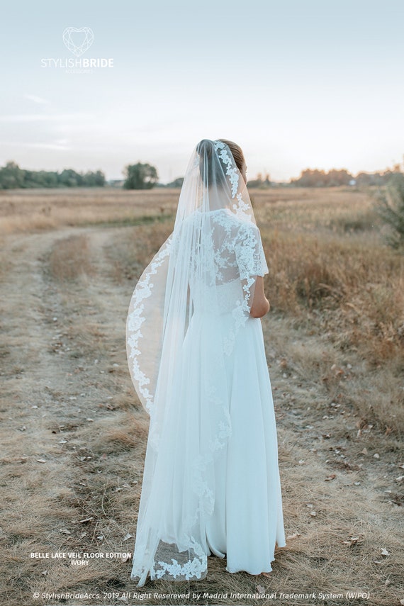 All lace veil sale