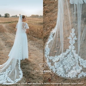 Sienna our bohemian wedding veil