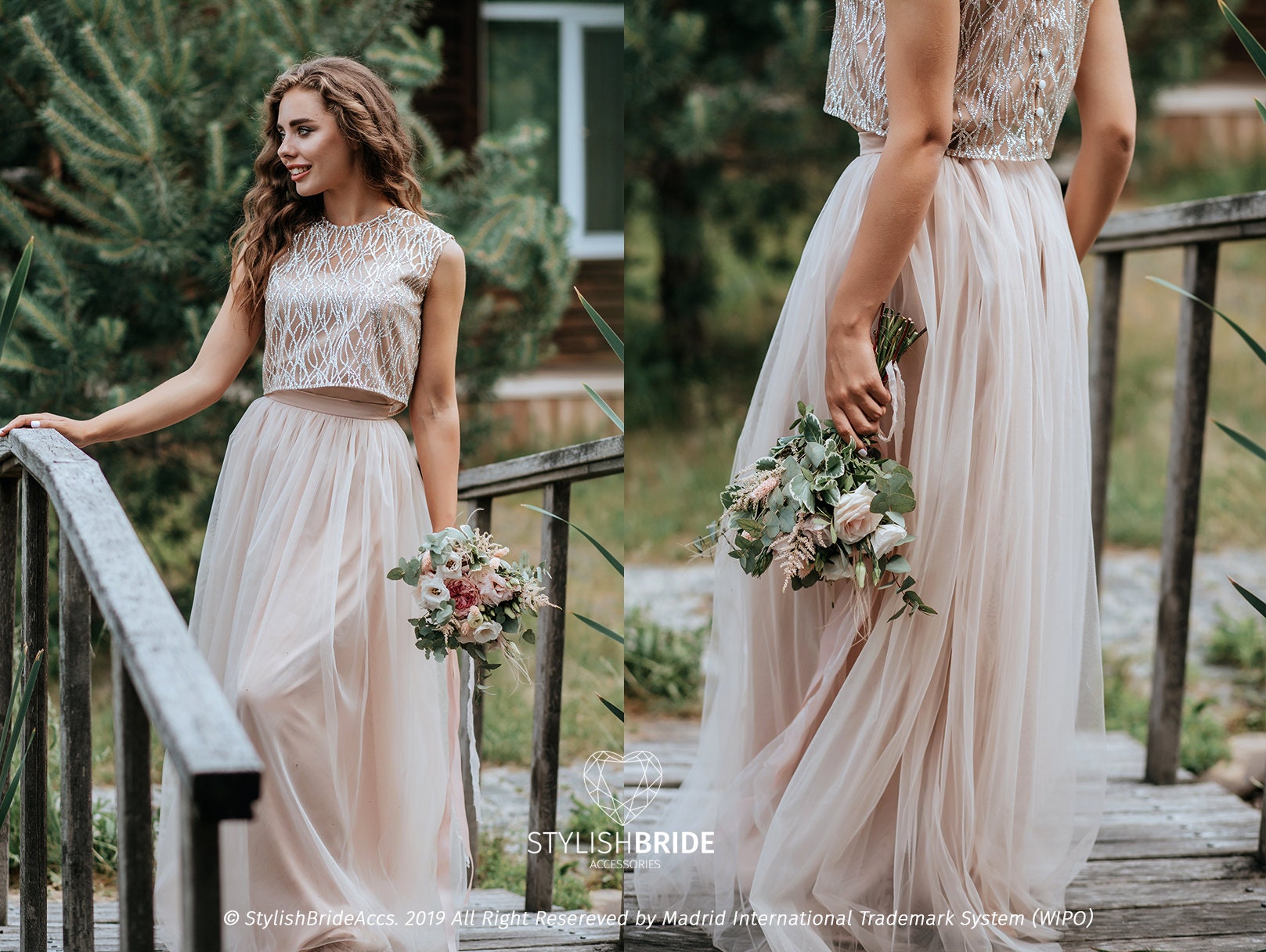glitter top dress