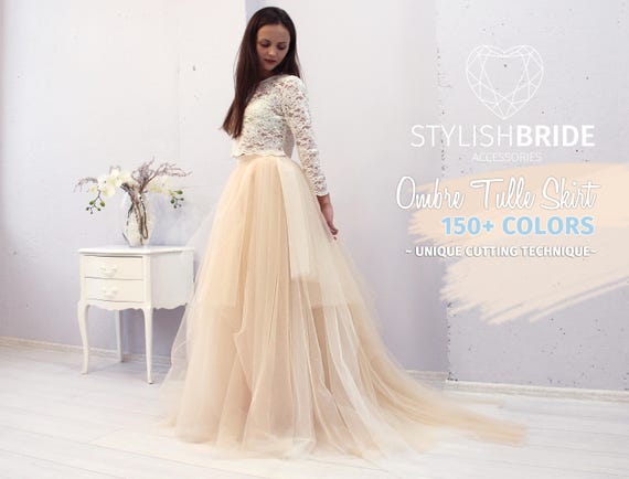 wedding tulle skirt and top