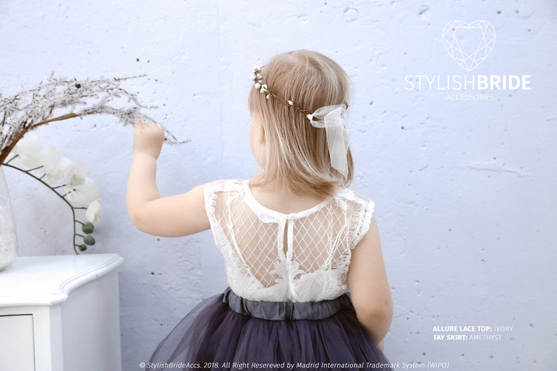 Allure Little Top for Flower Girl Baby Lace Crop Top Etsy