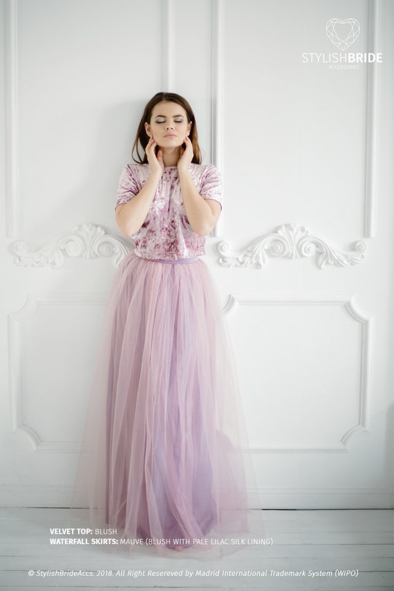 blush pink velvet dress