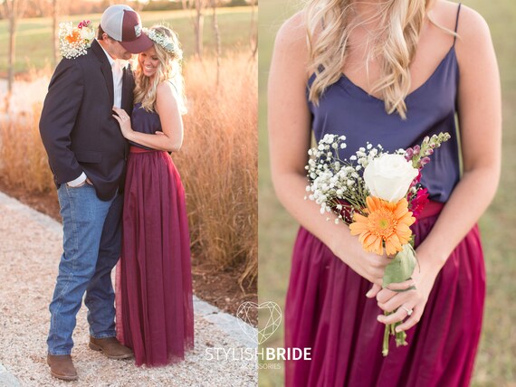 navy engagement dress