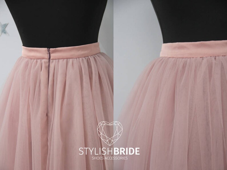 Tulle Skirt Bridal Blush Women Tulle Skirt Dark Blush Blush Tulle Skirt Casual Women/'s Wedding Blush Tulle Skirt Blush Princess Skirt