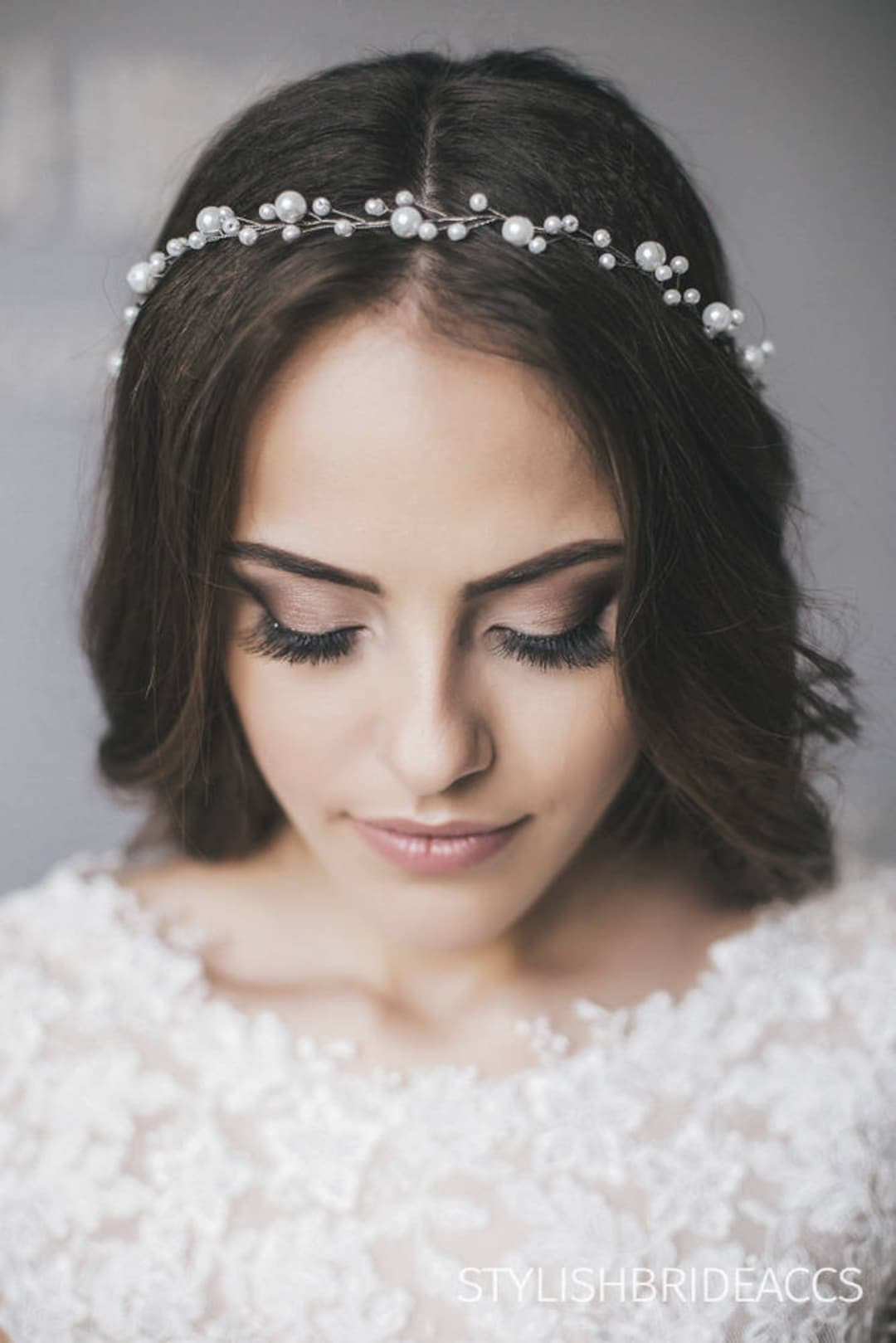 Wedding Pearl Hair Vine, Bridal Pearl Hair Vine, Pearl Hair Accessories