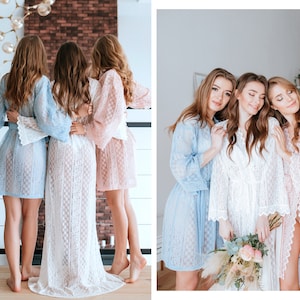 Ethno Boho Lace Robes Bohemian Macrame Lace Robe Floor Length - Etsy