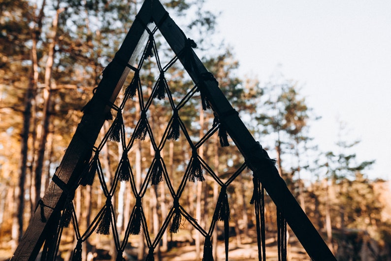 NEW 2024 Black Pentagon Wedding Arch, Geometric Gothic Wedding Arch, Diamond Shape Boho Black Wedding arch, Wooden Black wedding arbor image 7