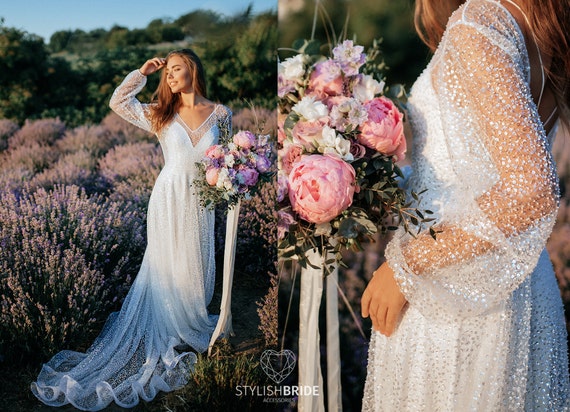 Mermaid top wedding slip