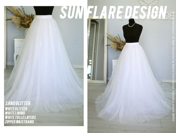 acka tulle long skirt（ivory）size2 Amazon.com: Alunsito Women's 4 Layer Long Tulle Skirt Maxi
