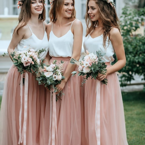 Simple Bridesmaids Separates: Silk Classic Cami Top and - Etsy