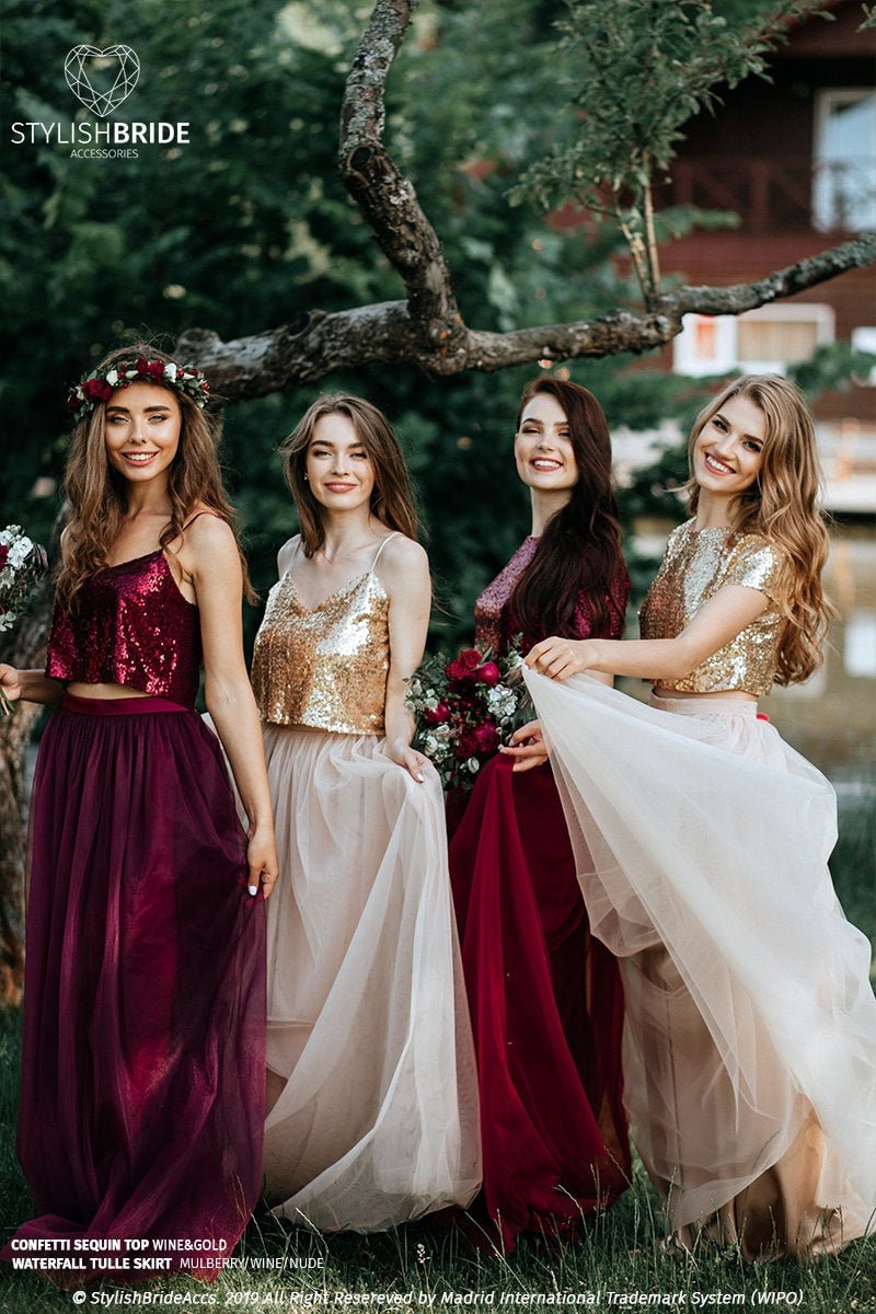 sequin glitter skirt