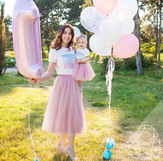 mommy and me tulle skirt