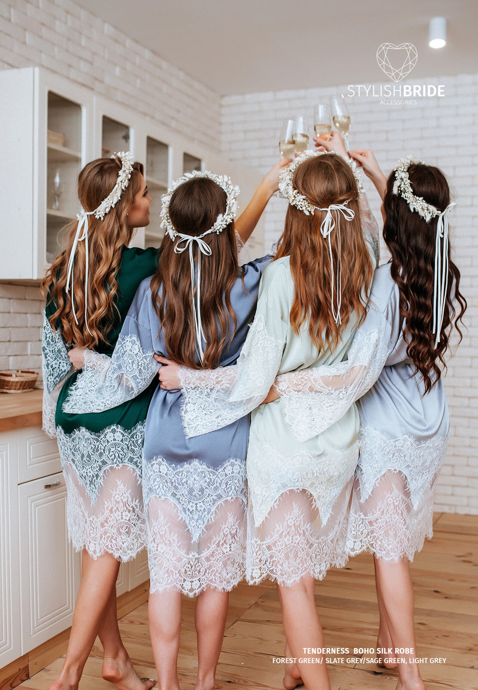 Sage Green LIMITED Boho Silk Robe Green Silk Robe Sage Silk Etsy UK