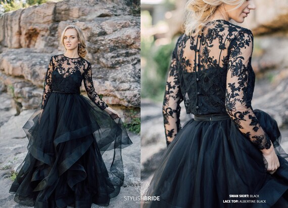 black dress for engagement