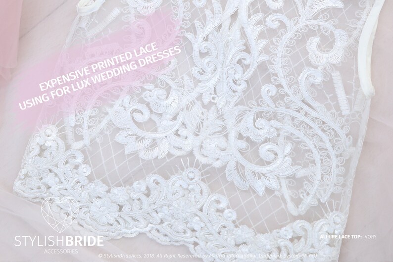 Allure Little Top for Flower Girl Baby Lace Crop Top Etsy