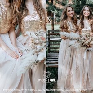 Gold Bridesmaid Dress Etsy