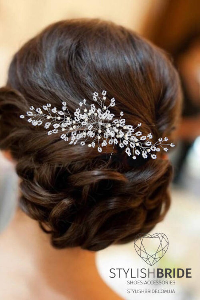 Wedding Hair Vine Hair Vine Pearl Hair Accessories Pearl Etsy