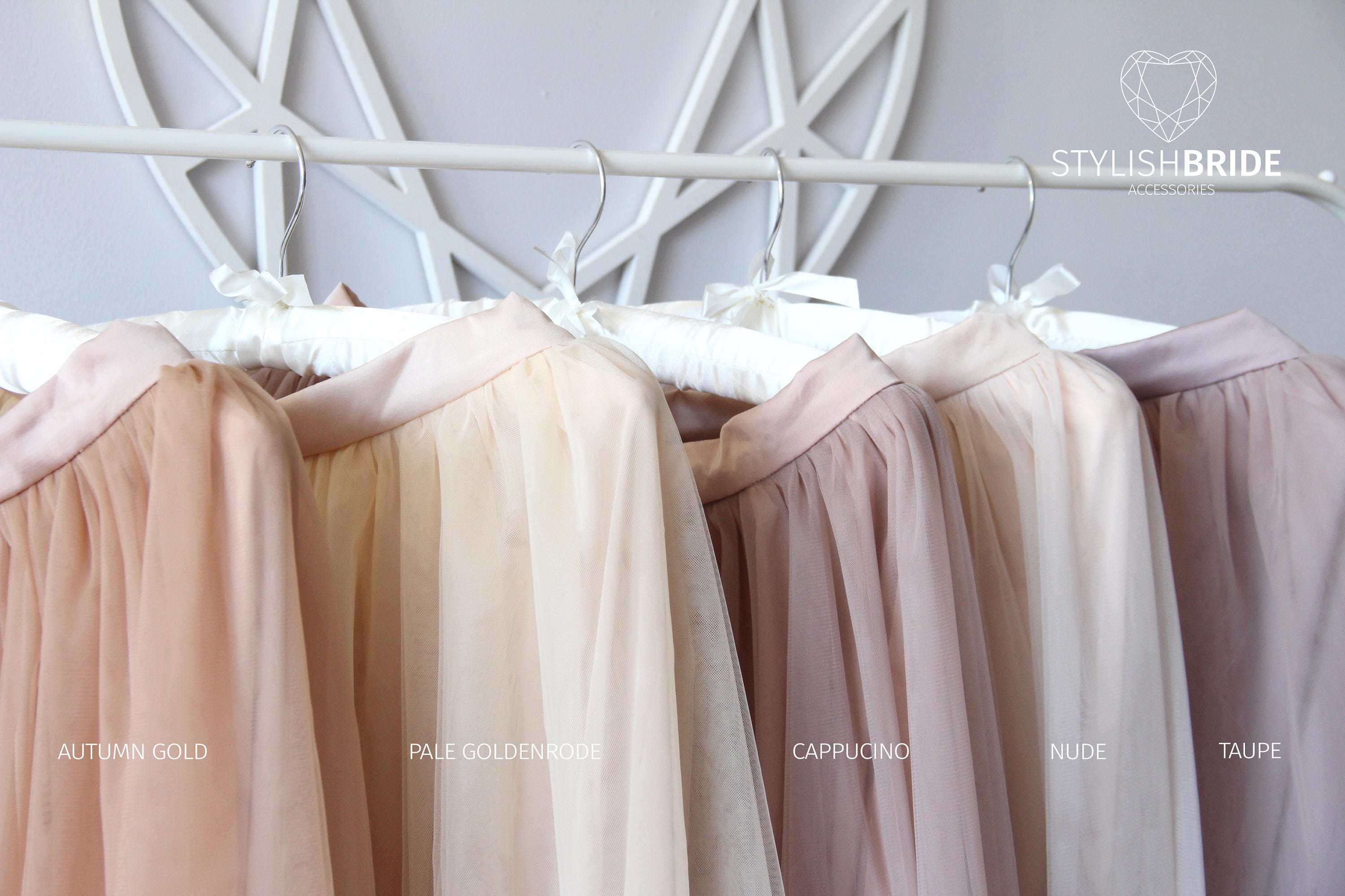 Beige Palette Long Tulle Skirt Casual Floor Women's Tulle | Etsy