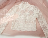 High neck lace camisole top