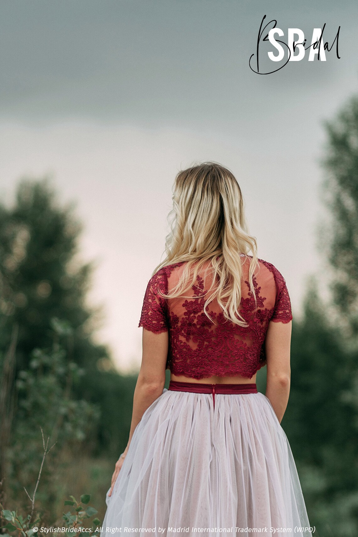 Wine Lace Top Wine Red Lace Prom Tops Bridesmaids Crop Top - Etsy