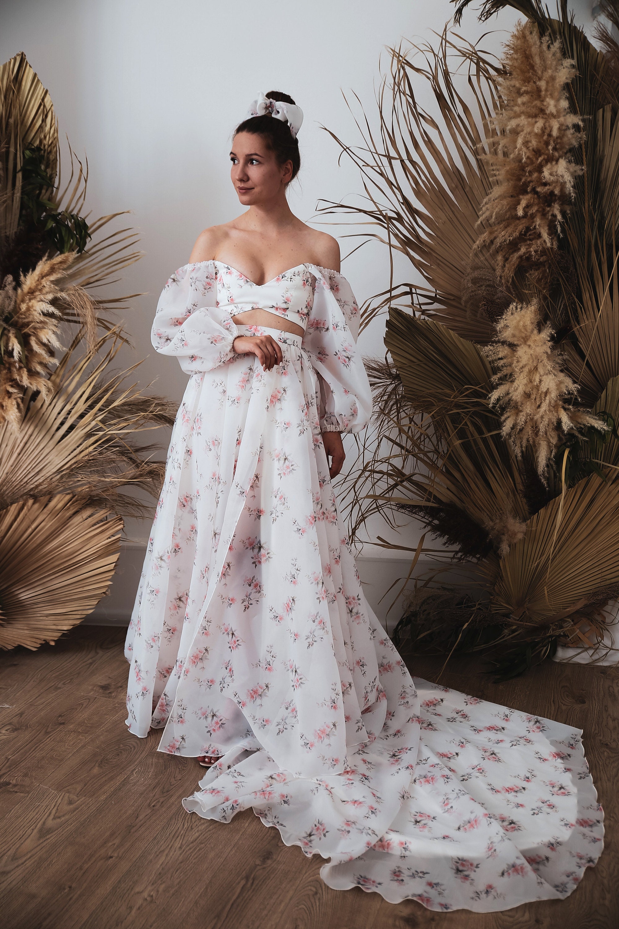 Organza Maxi Dress - Etsy