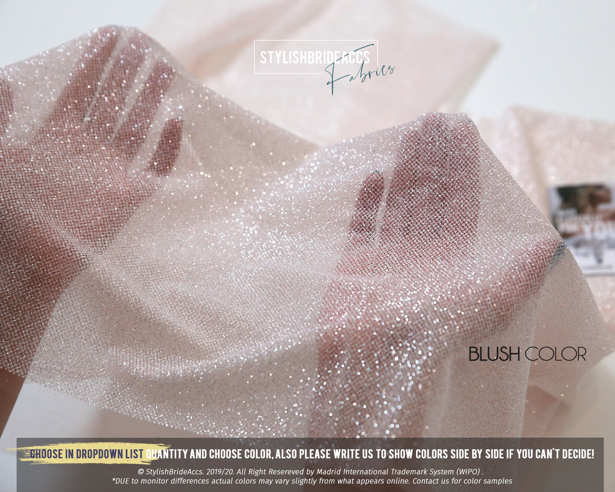 Shimmer Sparkle Glitter Fabric by the Yard Sand Glitter Etsy