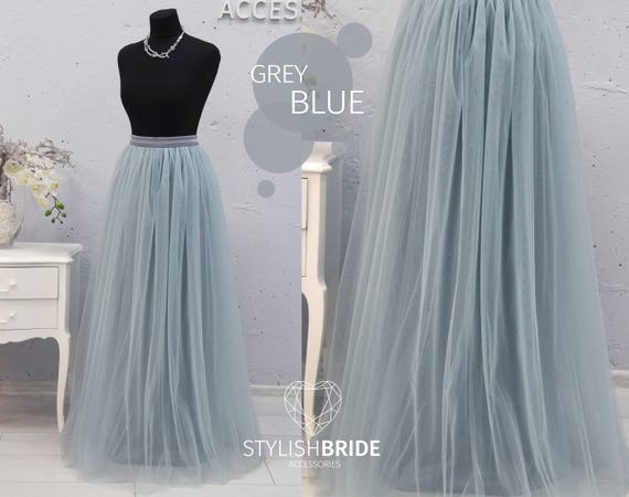 Dark grey tulle skirt Clearance