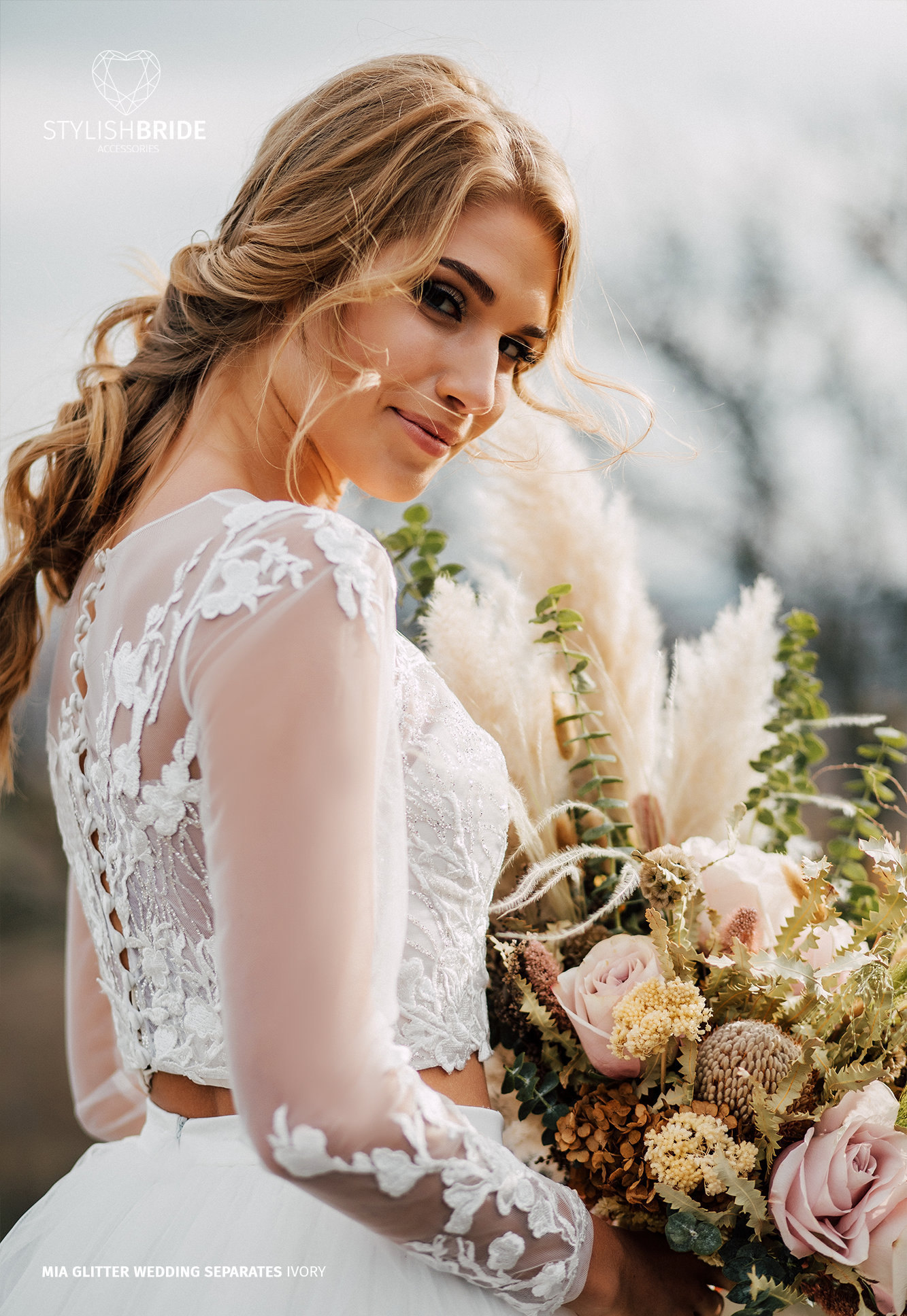 Mia Glitzer Hochzeit Top Wellen Glitzer und Blumen Spitze Etsy