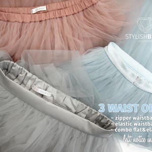 Fay Tulle Skirt Hi Quality 150 colors, Short Medium or Long Tulle Skirt, Maxi or Midi Tulle Skirt, Bridesmaid Tutu Skirt Dotted soft tulle 画像 9