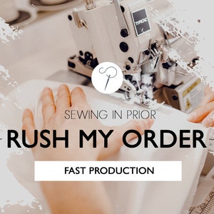 RUSH MY ORDER fast and prior production image 1