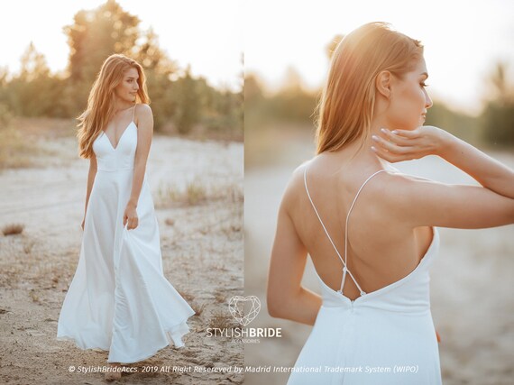 long silk cami dress