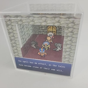 ファイナルファンタジー4 レトロビデオゲーム ジオラマキューブ