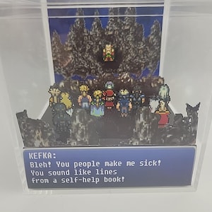 ファイナルファンタジー6 レトロビデオゲーム ジオラマキューブ